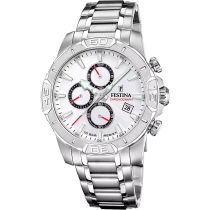 Festina F20704/1 Herrenuhr Timeless Chronograph 45mm 10ATM 