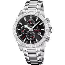 Festina F20704/3 Herrenuhr Timeless Chronograph 45mm 10ATM 