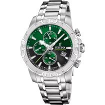 Festina F20704/5 Herrenuhr Timeless Chronograph 45mm 10ATM 