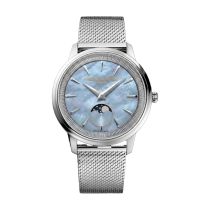 Frederique Constant FC-206MPLB2S6B Damenuhr Classics Moneta Moonphase 37mm 5ATM