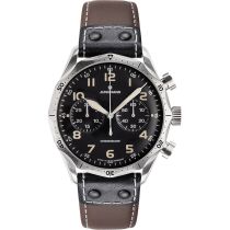 Junghans 27359100 Herrenuhr Pilot Chronoscope 43mm 10ATM 