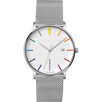 Junghans 41458044 Herrenuhr FORM Quarz Bauhaus Edition 39mm 5ATM 