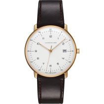 Junghans 41787202 Herrenuhr Max Bill Quarz 38mm 5ATM 