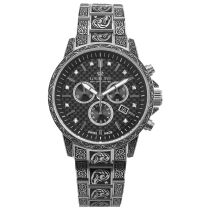 Louis XVI LXVI1721 Herrenuhr Palais Royale Inked Diamond 43mm 10ATM 