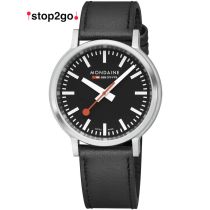 Mondaine MST.41020.LBV.2SE Herrenuhr SBB Stop2Go 41mm 3ATM