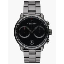Nordgreen PI42GM3LGUBL Herrenuhr Pioneer Chronograph 42mm 10ATM 