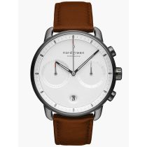 Nordgreen PI42GMLEBRXX Herrenuhr Pioneer Chronograph 42mm 10ATM 