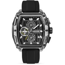 Police PEWGO00778X2 Herrenuhr Clout Tank Chronograph Set 46mm 3ATM