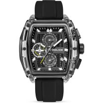 Police PEWGO00778X4 Herrenuhr Clout Tank Chronograph Set 46mm 3ATM