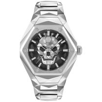 Philipp Plein PWPWA0624 Herrenuhr The $kull Spikes 46mm 5ATM 