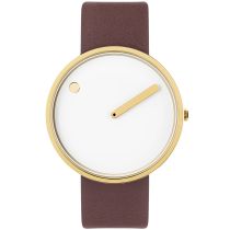 Picto 43321-6420G White Unisex 40mm 5ATM