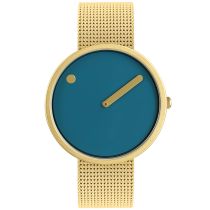 Picto 43376-0920G Dusty Blue Unisex 40mm 5ATM