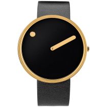 Picto 43387-4120G Black Unisex 40mm 5ATM 