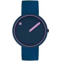 Picto R44025-R003 Deep Blue and Pink Reef Unisex 40mm 5ATM 