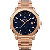 Paul Rich PR-46698 Herrenuhr Mercer Aventurine Rose Gold Blue 40,5 mm 5ATM 