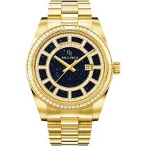 Paul Rich PR-47461 Herrenuhr Crown Legacy Gold Aventurine Blue 40mm 5ATM