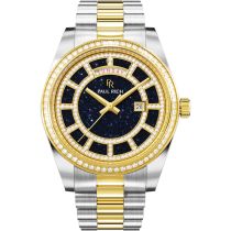 Paul Rich PR-47457 Herrenuhr Crown Legacy Silver Gold Aventurine Blue 40mm 5ATM