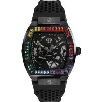 Philipp Plein PWBAA0621 The $keleton Automatik Herrenuhr 44mm 5ATM