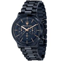 Maserati R8873618032 Herrenuhr Epoca Blue Edition Chronograph 42mm 10ATM