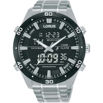 Lorus RW649AX9 Digital Chronograph Herrenuhr 46mm 10ATM