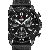 Swiss Military SM34101.07 Herrenuhr Military XL Chronograph 46mm 10ATM