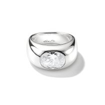 Thomas Sabo TR2520-051-14-56 Ring mit weißem Zirkoniastein Silber Damen