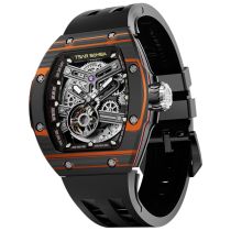 Tsar Bomba TB8218CF-BlackOrange Herrenuhr Atomic Twin austauschbare Automatikuhr 45mm 10ATM 