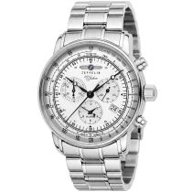 Zeppelin 7680MB-1 Herrenuhr Alarm Chronograph 100 Jahre 43mm 5ATM