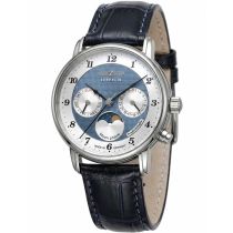 Zeppelin 8537-3 Herrenuhr Friedrichshafen Mondphase 35mm 5ATM