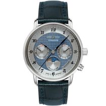 Zeppelin 8537-3 Herrenuhr Friedrichshafen Mondphase 35mm 5ATM 