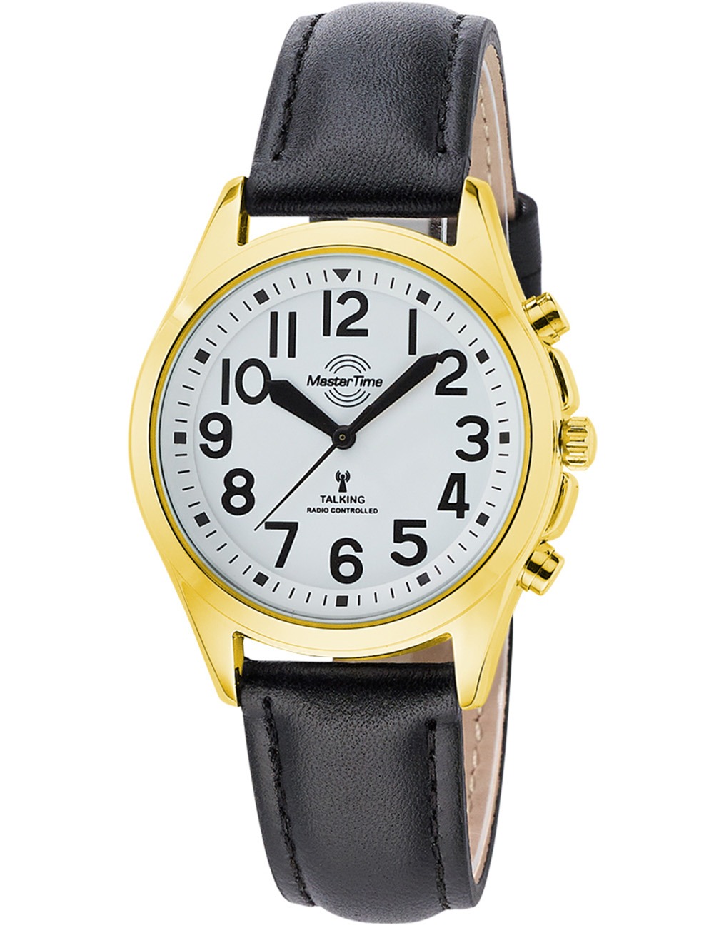 Funkuhr Damen Armbanduhr Master Time Damen Funkarmbanduhr Titan